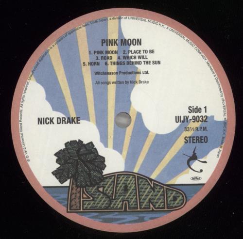 Nick Drake Pink Moon - 200gm Japanese vinyl LP album (LP record